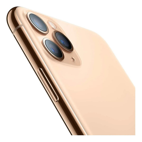 Iphone 11 Pro Max 64 Gb Oro Caja Original Bateria 100% Amarillo (Reacondicionado)