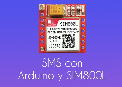 Sim800 L  Gsm Gprs Sms Voz Email Sim Ftp Etc Arduino