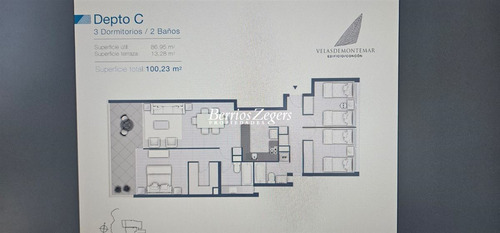 Departamento Venta Amoblado, 3 Dormitorios, Montemar ,concon