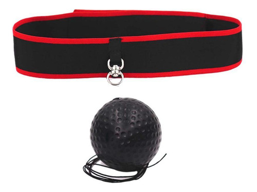 Speed Ball Headband Mma Boxeo Entrenamiento Punch Bola Negra