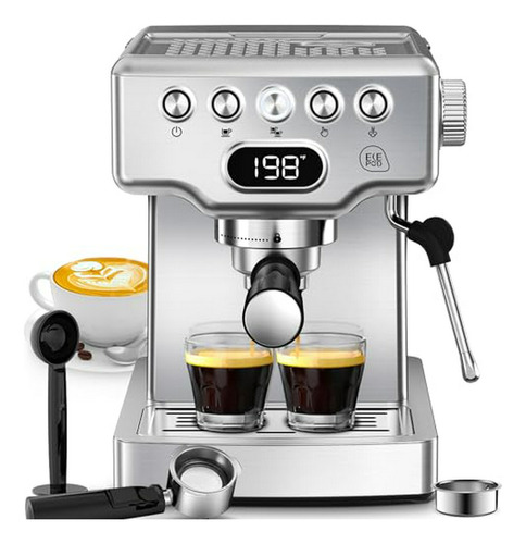 Cafetera Espresso Con Espumador De Leche, Compatible Con Cap