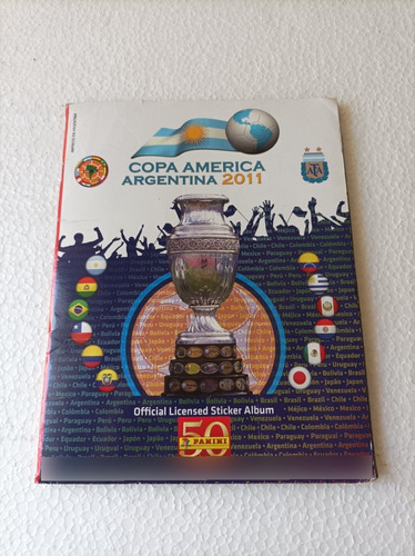 Álbum Figuritas Panini Copa América Argentina 2011 Completo