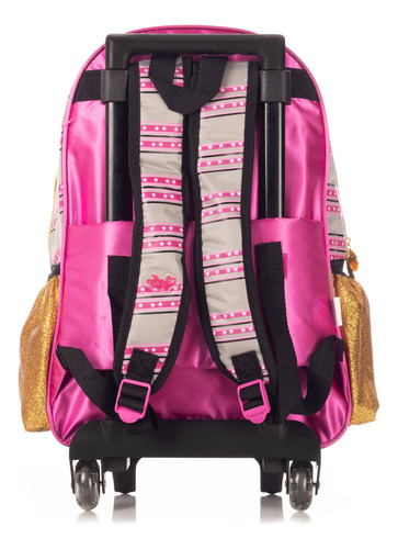 Mochila Con Ruedas Escolar Jojo Siwa You Be You Color Rosa Diseño de la tela Personaje