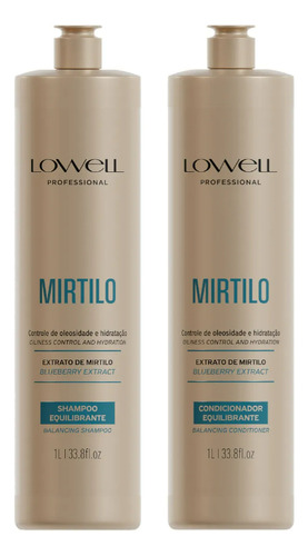Lowell Kit Mirtilo Equilibrante Shampoo E Condicionador 1l