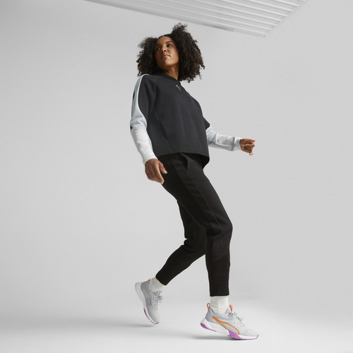 Imagen 7 de 8 de Poleron Capucha Puma Evostripe Hoodie Negro Mujer