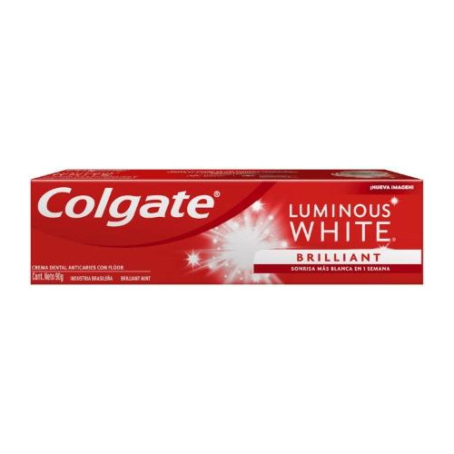 Colgate Cd Luminous White 90 Grs.