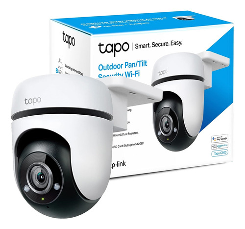 Camara De Seguridad Exterior Tapo C500 Wifi Alarma Audio 360