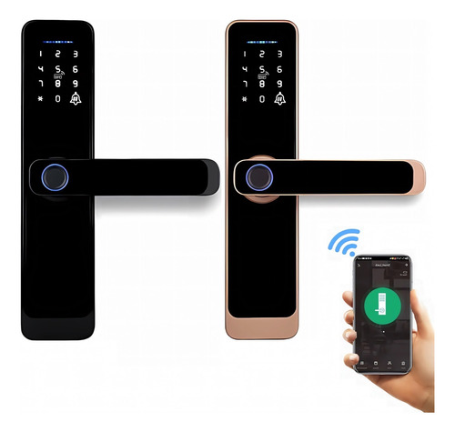 Cerradura Inteligente Smart Chapa Biometrica Tuya Wifi A15