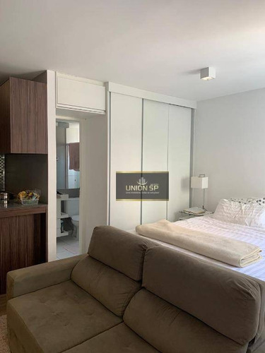 Studio Com 1 Dormitório À Venda, 35 M² Por R$ 477.000,00 - Campo Belo - São Paulo/sp - St1057