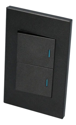 Kit 10placas Cont Dup Ngr +1 Placa Apaga+2 Placa Doble Apa
