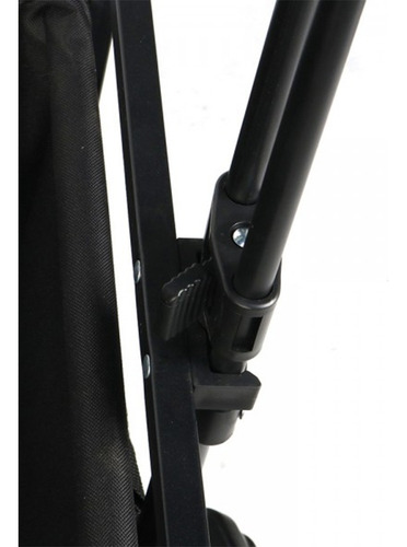 Carrito Vagón Plegable Portátil Multiusos Resistente Cámping Negro