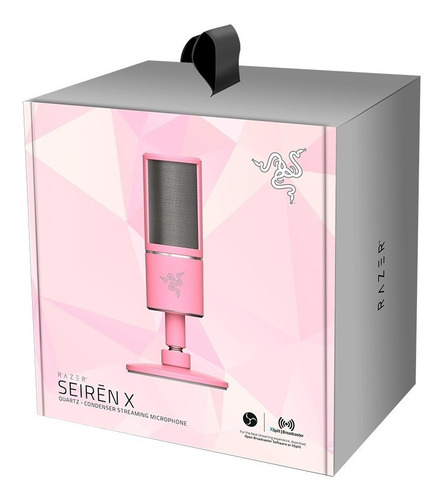 Micrófono Razer Seiren X condensador supercardioide quartz pink