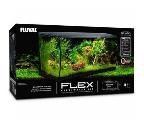 Imagen 1 de 5 de Acuario Fluval Flex 123 L