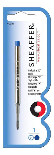 Sheaffer K Bolígrafo, Recargas De Tinta Azul, Punta Fina, So