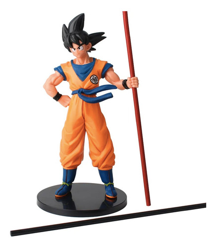 Figura Dragon Ball Z Goku Con Básculo Sagrado Anime 22cm