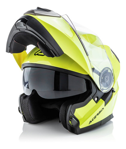 Imagen 3 de 3 de Casco Serel Amarillo 2 Xl