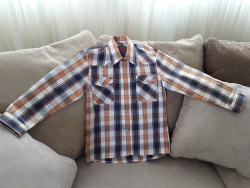 Camisa Niño Talla 6 Roberto Farris Manga Larga, Fiesta, Gala (Usado)