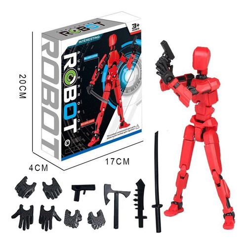 Cc Figura Articulada Dummy Lucky 13 Toy