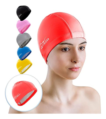 Spandex Swim Cap With Protective Layer //