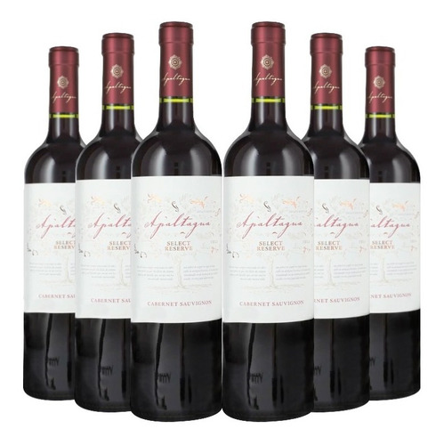 6 Vinos Apaltagua Select Reserva Cabernet Sauvignon