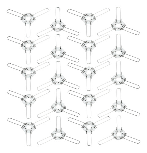 Soporte De Lámpara Trident Spring Led, 20 Unidades