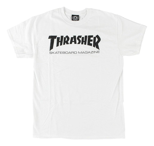 Remera Thrasher Skate Mag Tee  Blanca