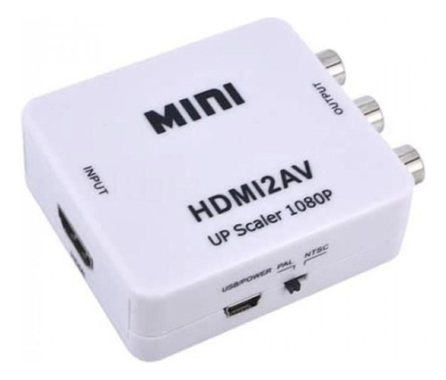 Mini Conversor De Hdmi Para Video Composto Rca Av