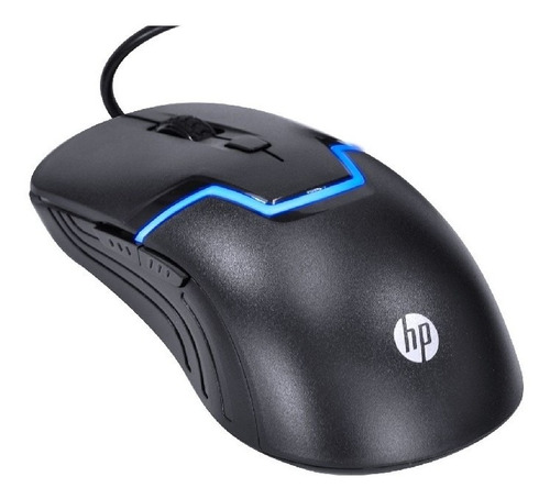 Mouse Gamer Hp M100s Black 1000/3200 Dpi Cor Preto
