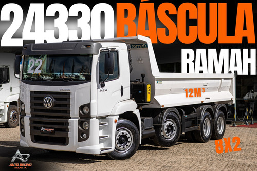 Vw 24330 Bitruck Caçamba Basculante 8x2 Constellation =0km