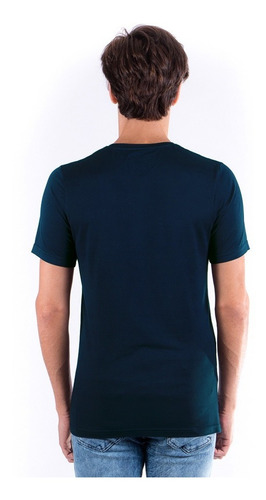 Imagen 2 de 4 de Playera Manga Corta Hombre Lisa, C/redondo Slim Fit - Basic
