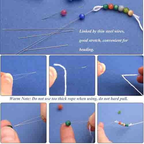 Juego De Agujas Para Abalorios De Joyería Diy