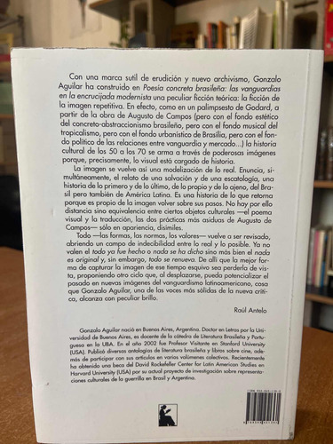 Poesía Concreta Brasileña, De Gonzalo Aguilar. Editorial Beatriz Viterbo, Tapa Blanda En Español