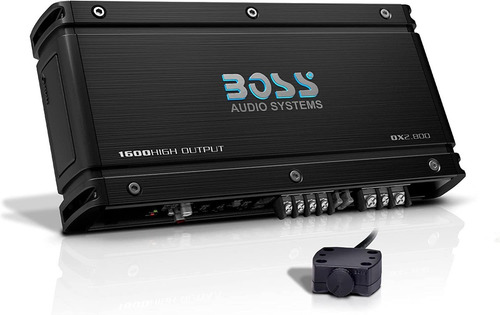 Amplificador Potencia Boss 1600w 2 Canales 2 Ohms Ox2.800 Color Negro