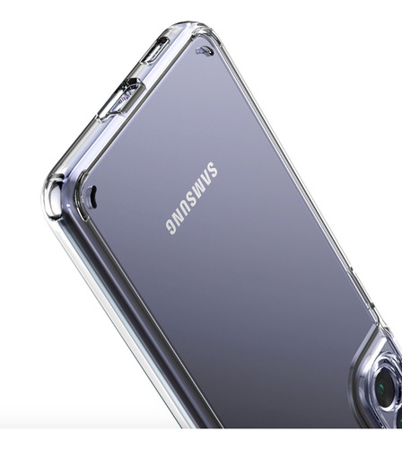 Imagem 3 de 7 de Capa Hybrid Anti-impacto Para Galaxy S21 Plus - Transparente