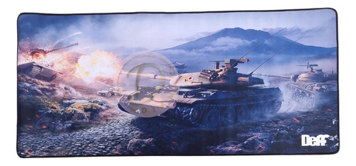 Mouse Pad Gamer Tanque Guerra 1947 Game 90x40 Xl Diamac