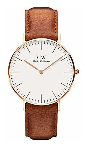 Daniel Wellington Reloj Clásico De Durham De Oro Rosa, 36mm,