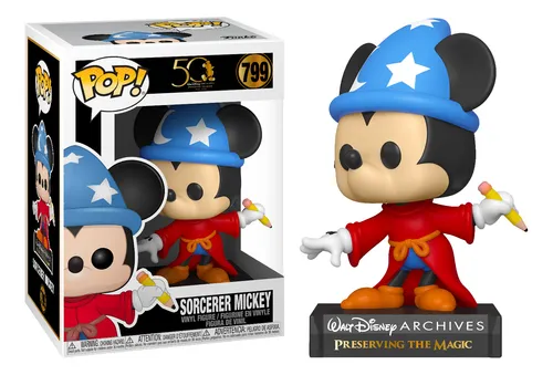 Funko Pop! 50a Walt Disney Sorcerer Mickey 799 (ver Descrip)