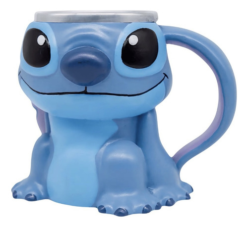 Caneca Lilo Stitch 3d Em Resina Colecionável Decoração