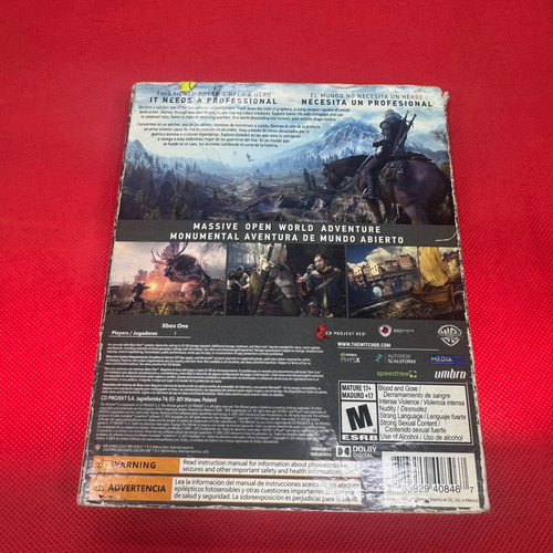 The Witcher Iii Wild Hunt Xbox One Original (Usado)