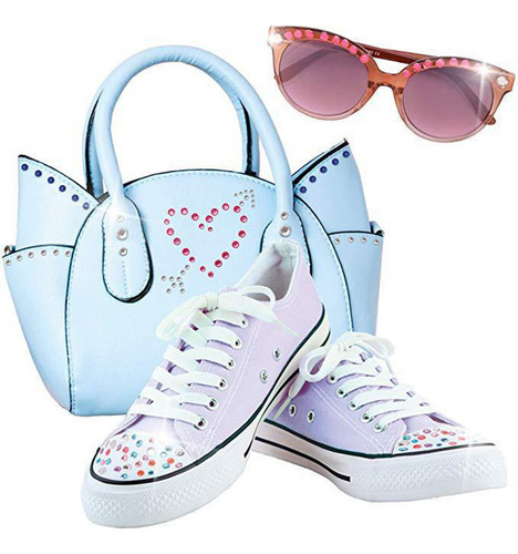 Nova Kit 180 Gems Bling Conjunto De Luxo Toy Makeup Play