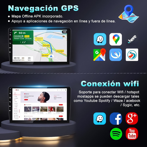 Autoestéreo 6+128g Pantalla Para Hyundai Elantra 2016-2018 Negro