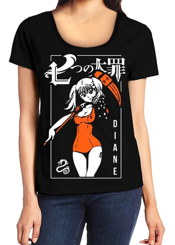 Remera Mujer Seven Deadly Sins Siete Pecados Diane