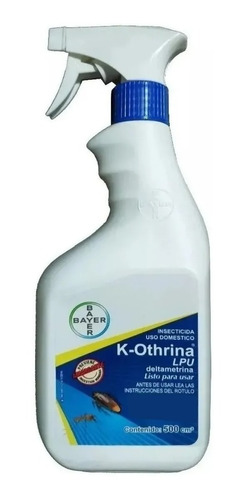 Mata Cucaracha K-othrina Lpu Bayer X 500 Cc Listo Para Usar