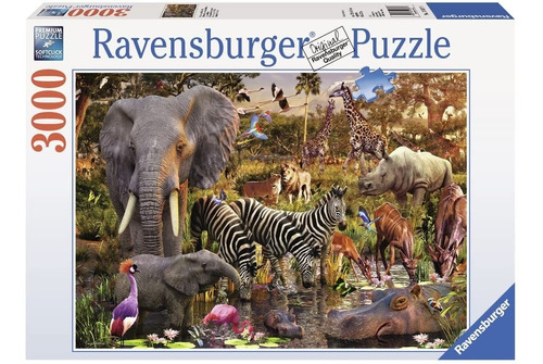 Rompecabezas Puzzle 3000 Animales Africanos Ravensburger 