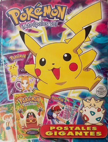 Postales Gigantes Pokemon Atrapalos Ya Nintendo Navarrete (Usado)
