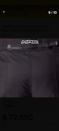 Pantalon Moto Mac Cardinal Cordura Hombre Protecc-allmotors-