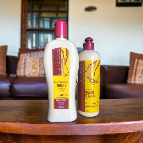 Kit Tutano 1 Creme De Silicone 500ml 1 Biottano 500ml