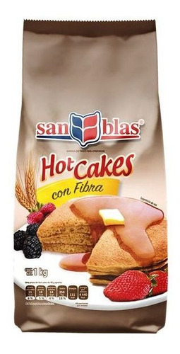 Harina San Blas Para Hot Cake Integral 1 Kg Cj Con 10 Piezas