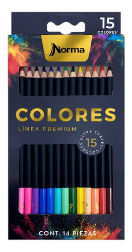 Colores Norma Premium X 15 Uds.