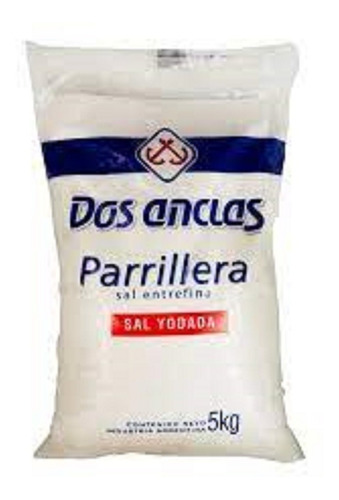 Sal Entrefina Parrillera Dos Anclas X5kg